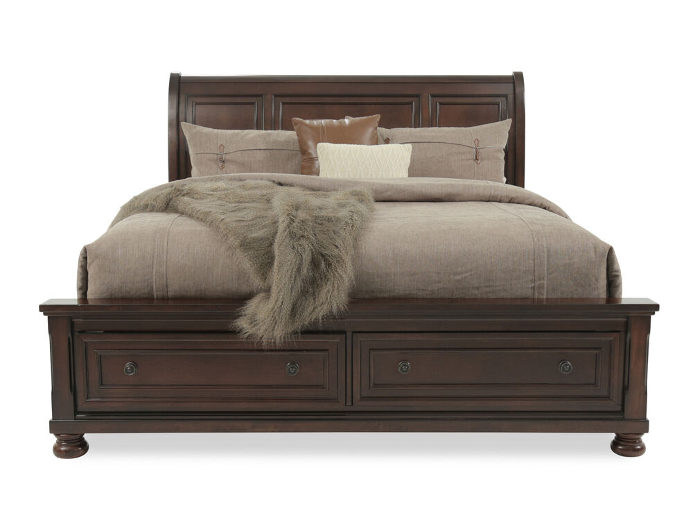 Porter Sleigh Bed With Storage Mathis, King Size Sleigh Bed Frame With Storage