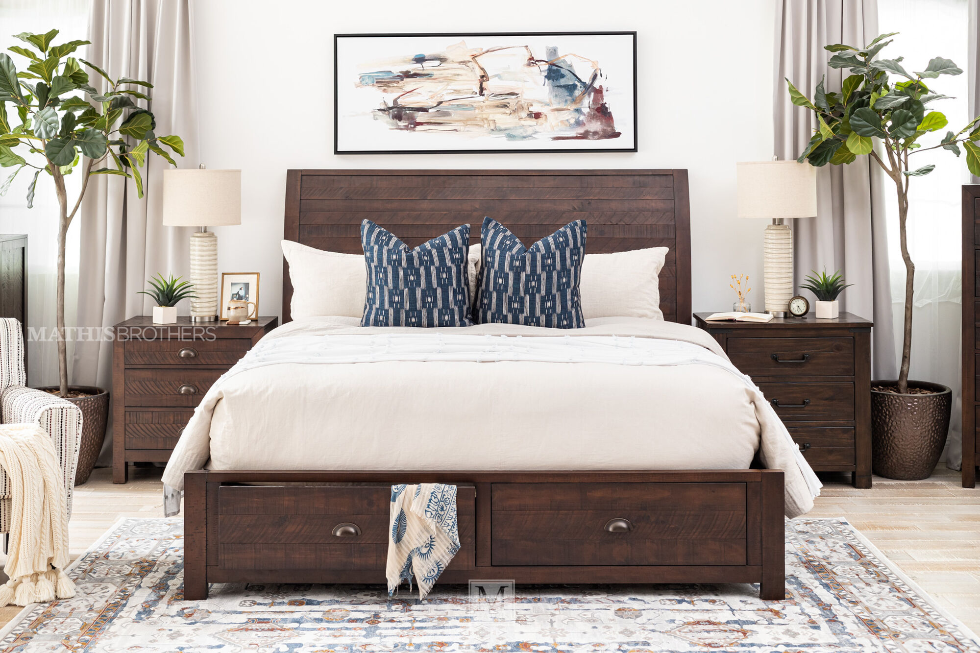 Wood Storage Sleigh Bed In Dark Brown, Bed With Storage Name