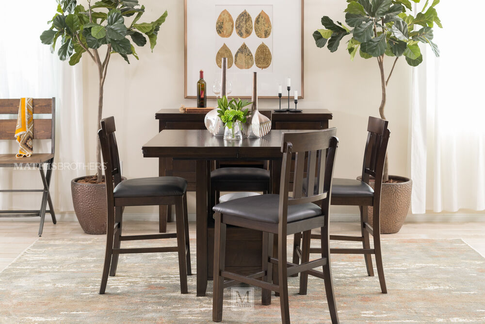 Haddigan 5-Piece Counter Height Dining Set | Mathis Brothers Furniture