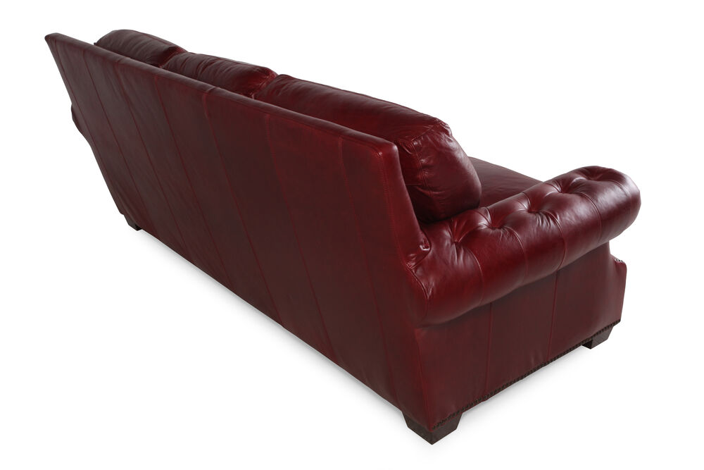 Mathis Brothers Furniture, Marsala Leather Sectional