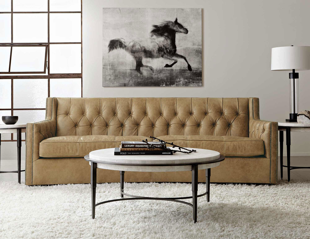 Candace Sofa In Brown Mathis Brothers, Bernhardt Candace Leather Sofa Reviews