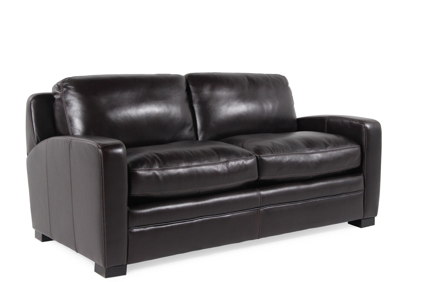 full grain leather sleeper sofa