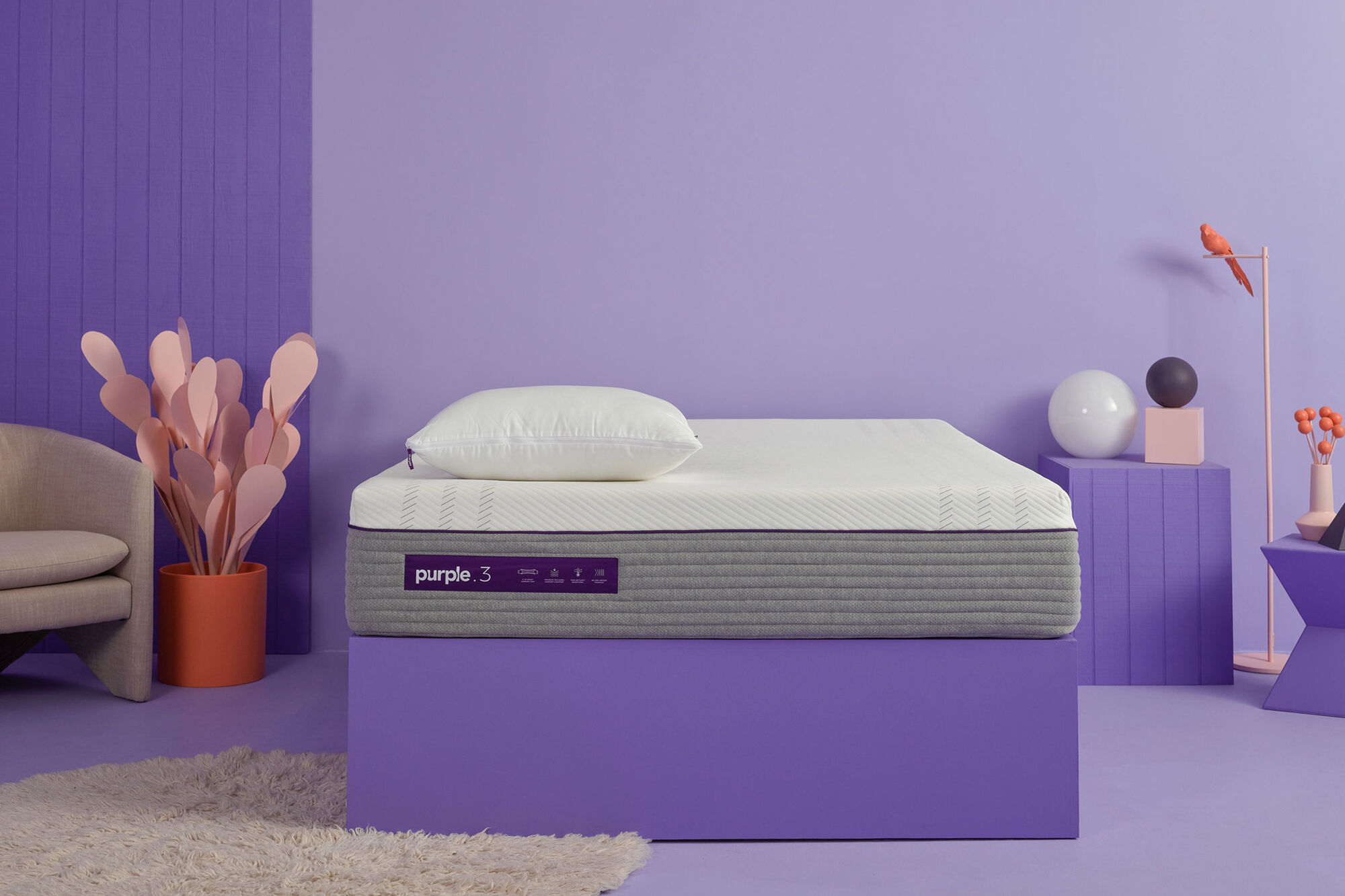 Purple Hybrid Premier Mattress: 3" Purple Grid | Mathis Sleep Center