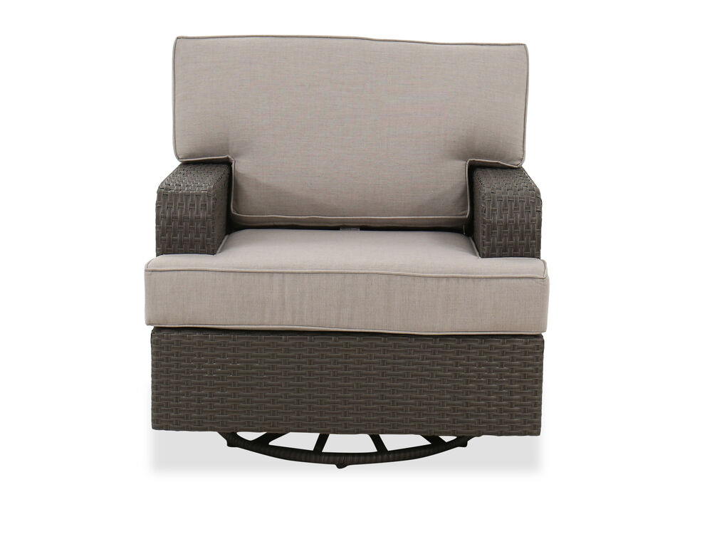 Aluminum Club Swivel Glider Chair In, Brookstone Outdoor Furniture
