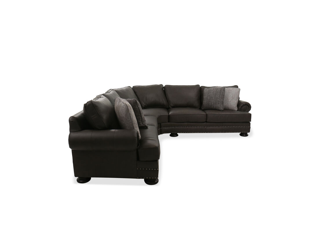 Foster Leather Sectional Mathis, Bernhardt Foster Leather Sectional