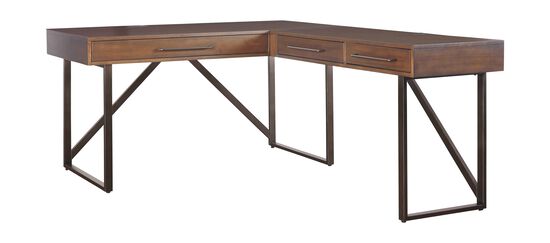 Starmore Brown Home Office L Shaped Desk