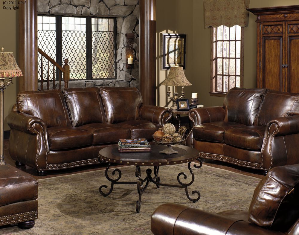 Mathis Brothers Furniture, Brown Leather Fold Out Couch