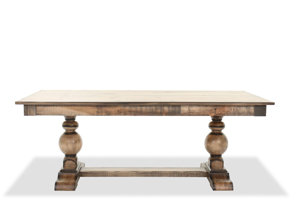 Rustic 80 Rectangular Dining Table In, Mathis Brothers Dining Tables