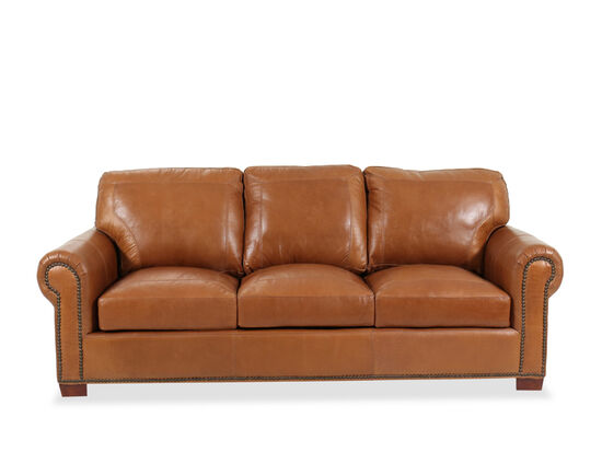 Usa Furniture Leather, Rocky Mountain Leather Marsala Sofa