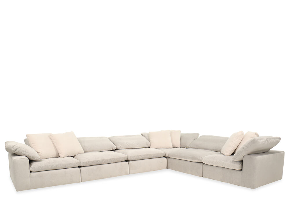 Casual Sectional In Gray Mathis Brothers Furniture