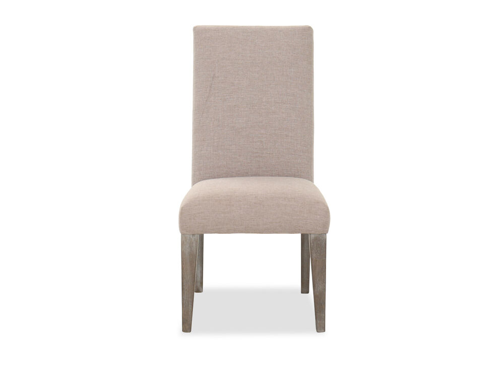 40 Transitional Wood Side Chair In Gray Mathis Brothers Furniture