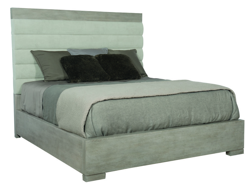 Linea Upholstered Channel Queen Bed, Mathis Brothers Queen Beds