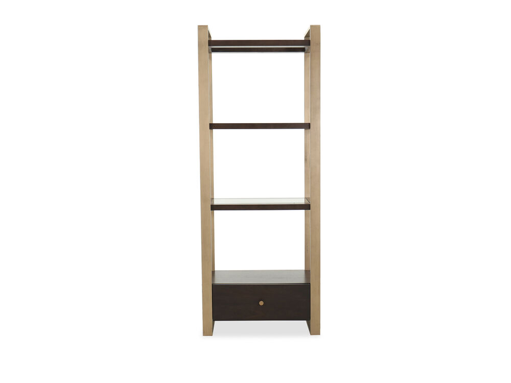 Modern Vertical Etagere In Barton Mathis Brothers Furniture