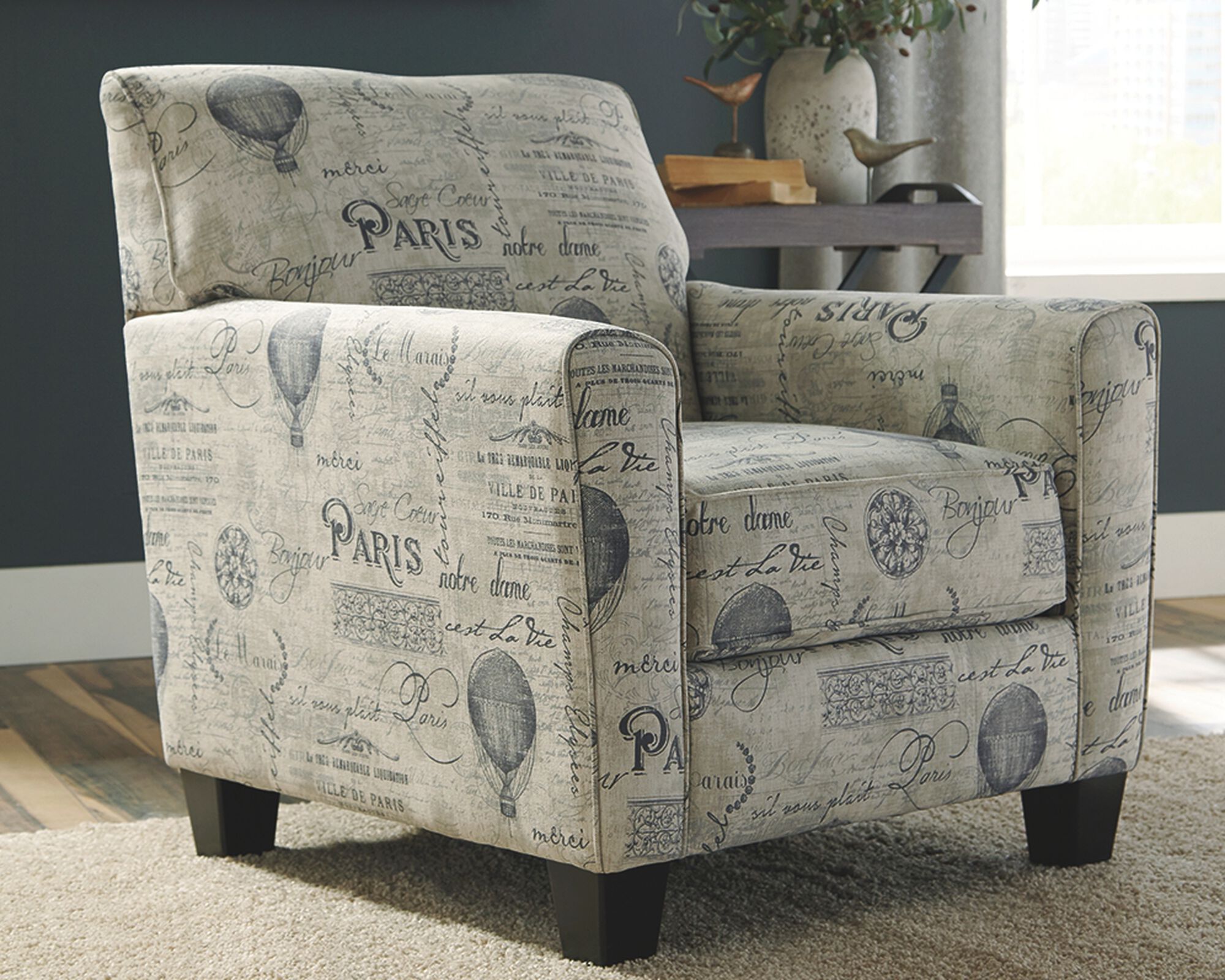 Casual 35 Accent Chair In Gray Mathis Brothers Furniture
