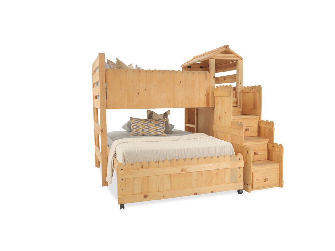 Transitional Youth Loft Bed With, Mathis Brothers Bunk Beds