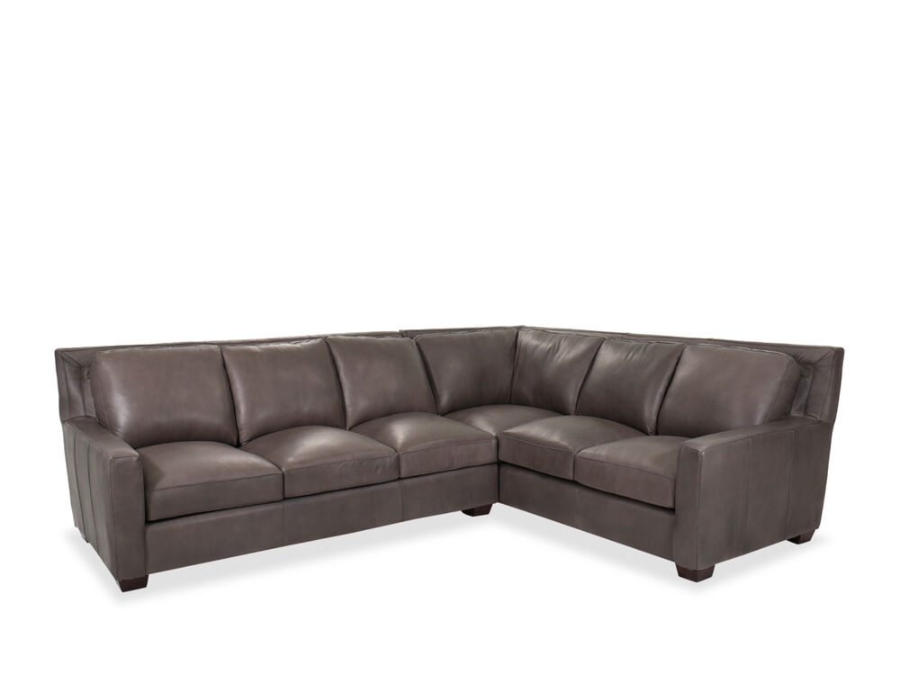 Mathis Brothers Furniture, Anaheim 4 Pc Leather Sectional Sofa