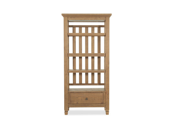Traditional One Drawer Pier Cabinet In Brown Mathis Brothers