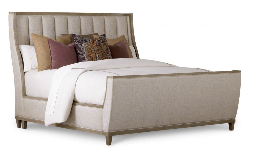 Cityscapes California King Chelsea, California King Upholstered Sleigh Bed