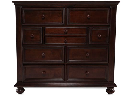 Contemporary Seven Drawer Youth Dresser, Kylie Youth Bedroom Dresser